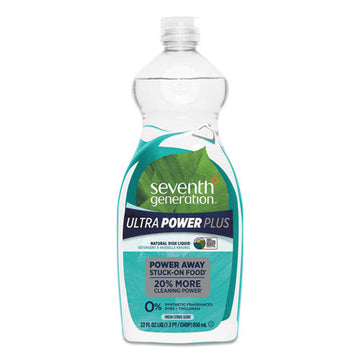 Seventh Generation® Natural Dishwashing Liquid, Ultra Power Plus, Fresh Citrus, 22 Oz Bottle, 12-ct freeshipping - TVN Wholesale